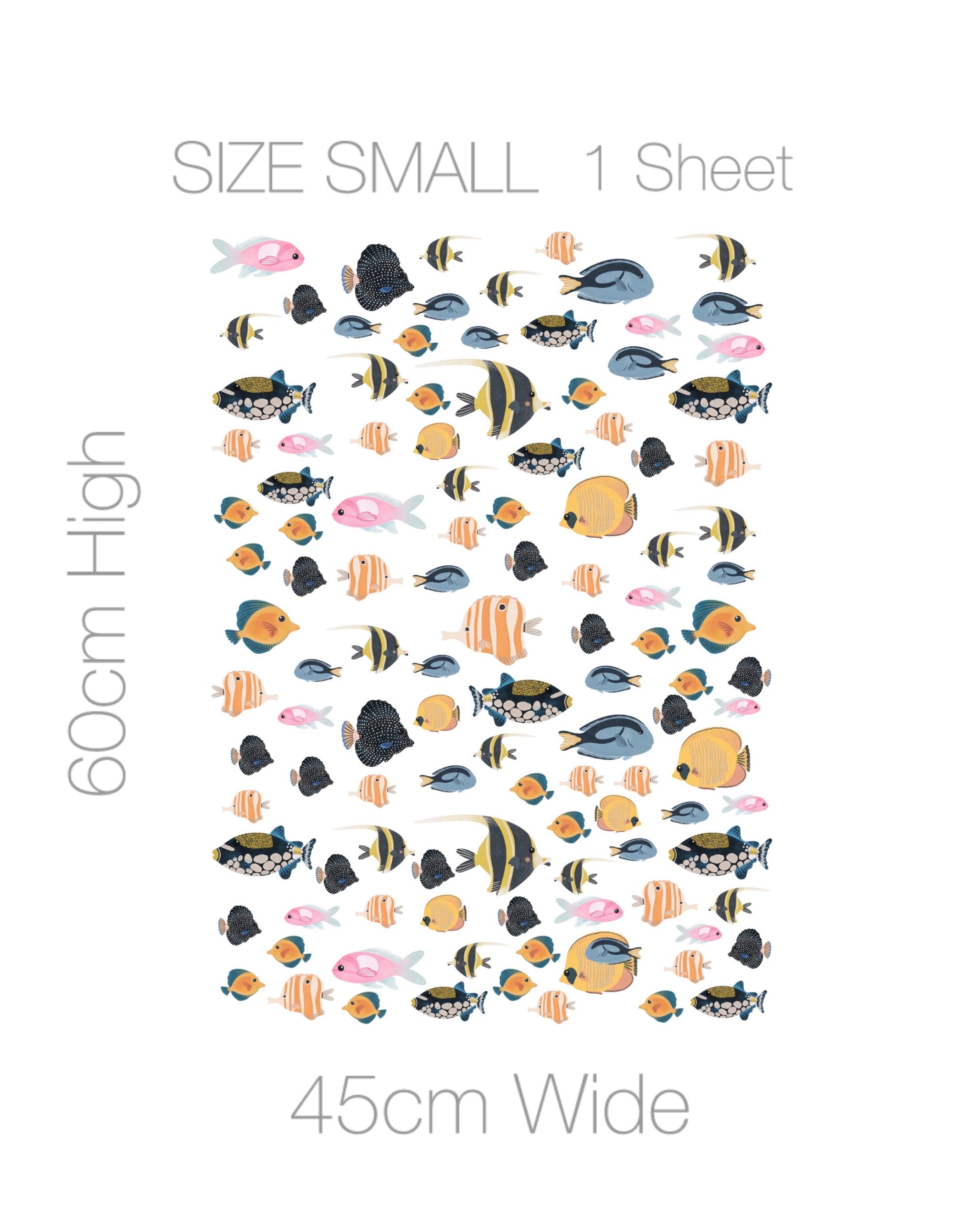 Decal Mini - Exotic Fish