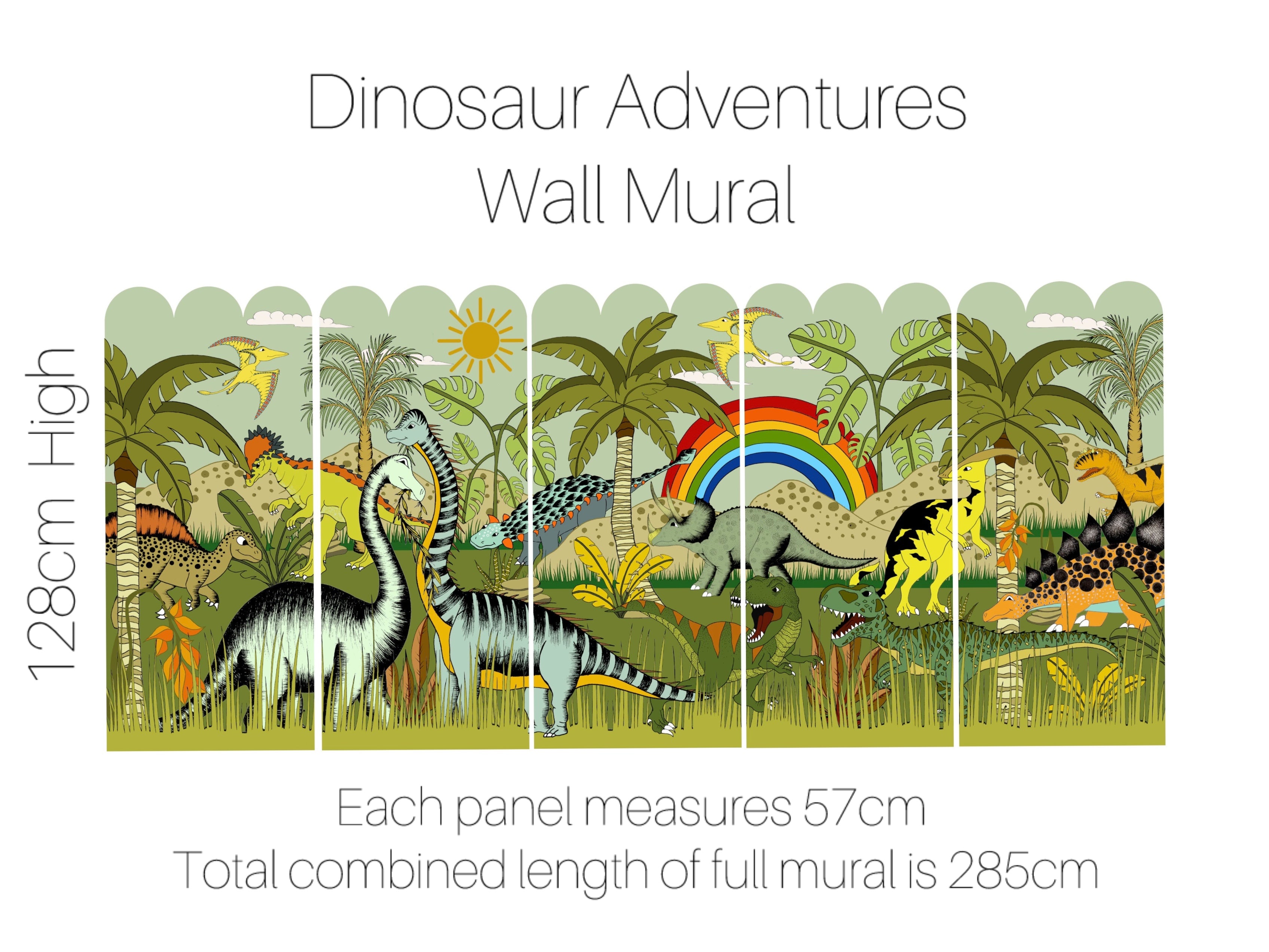 Decals Dinosaur Adventures Wall Mural