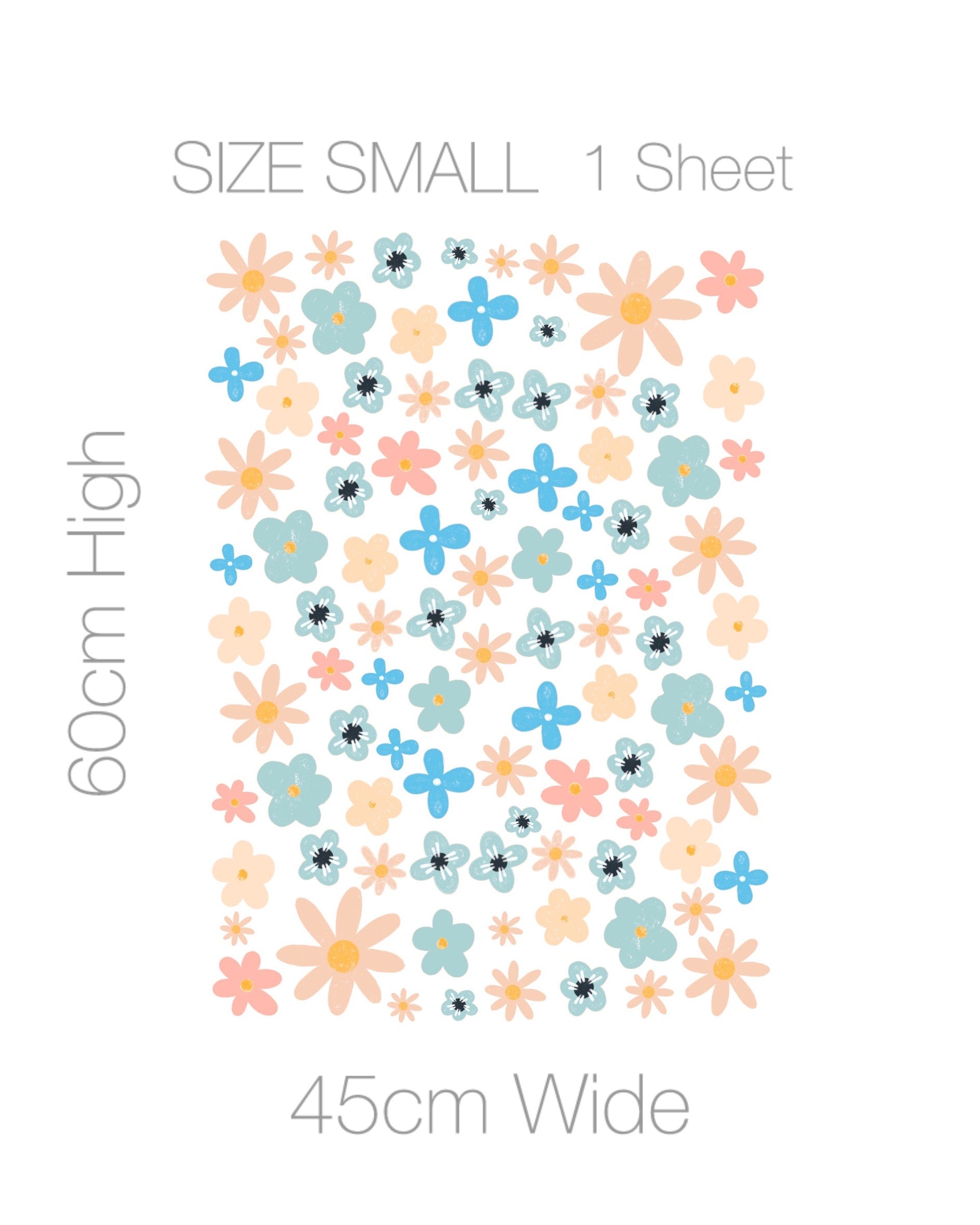 Decal Mini - Pastel Flowers