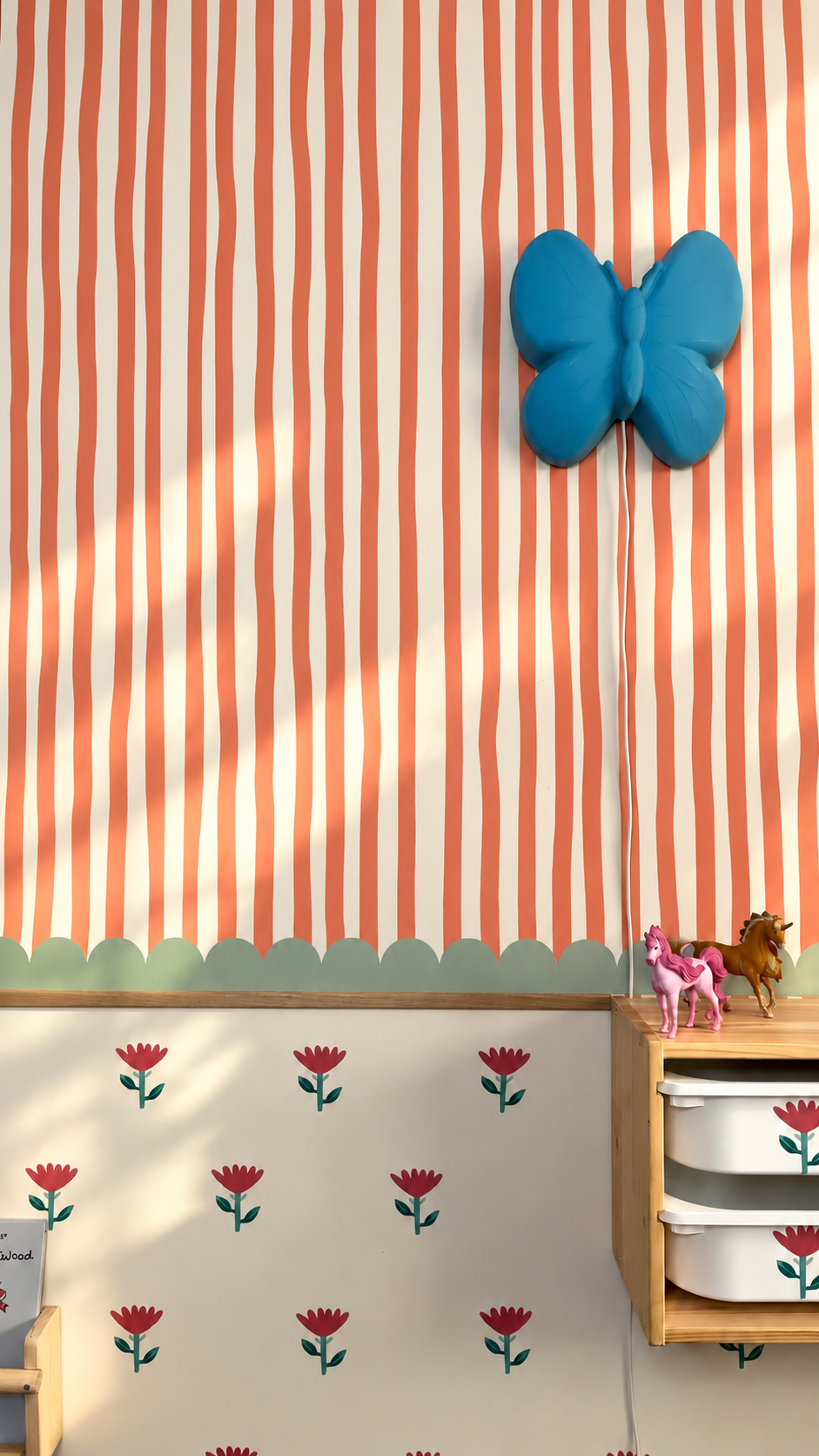 Decals - Hand Painted Stripes - Tuscan Clay