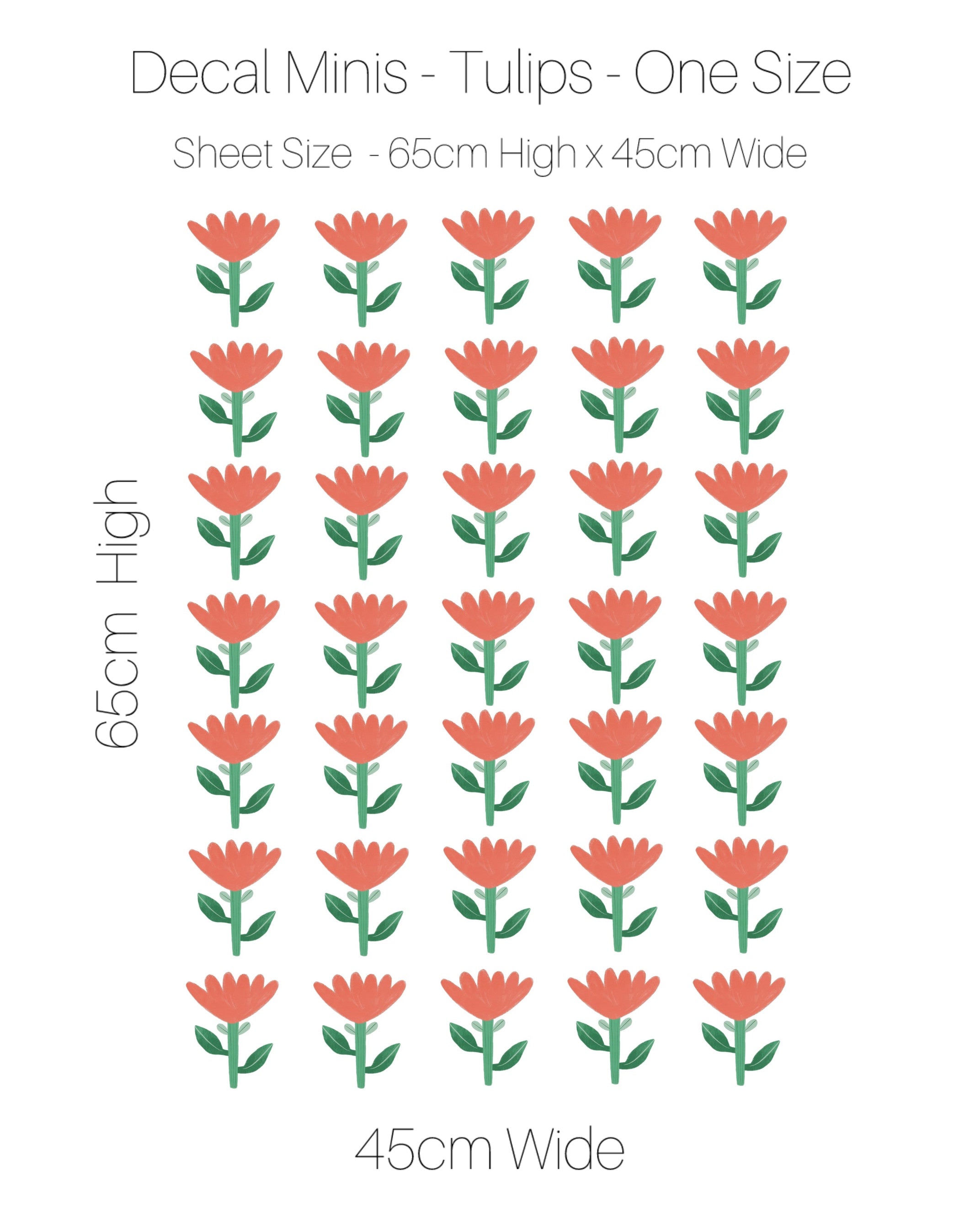 Decals Mini - Tulips