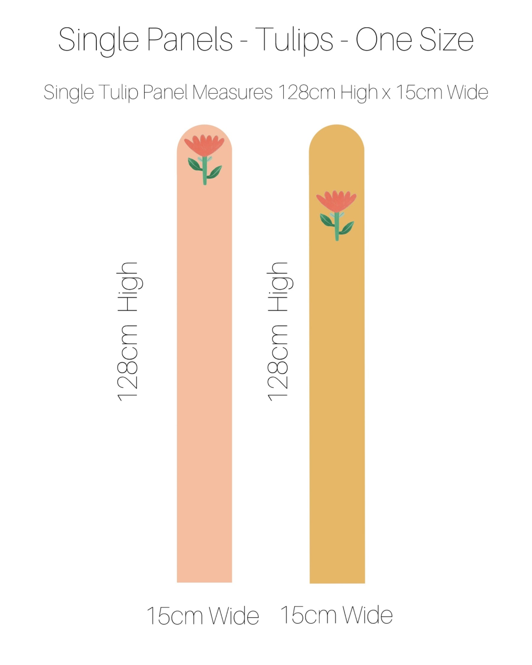 Tiptoe Through The Tulips - Single Tulip Panels