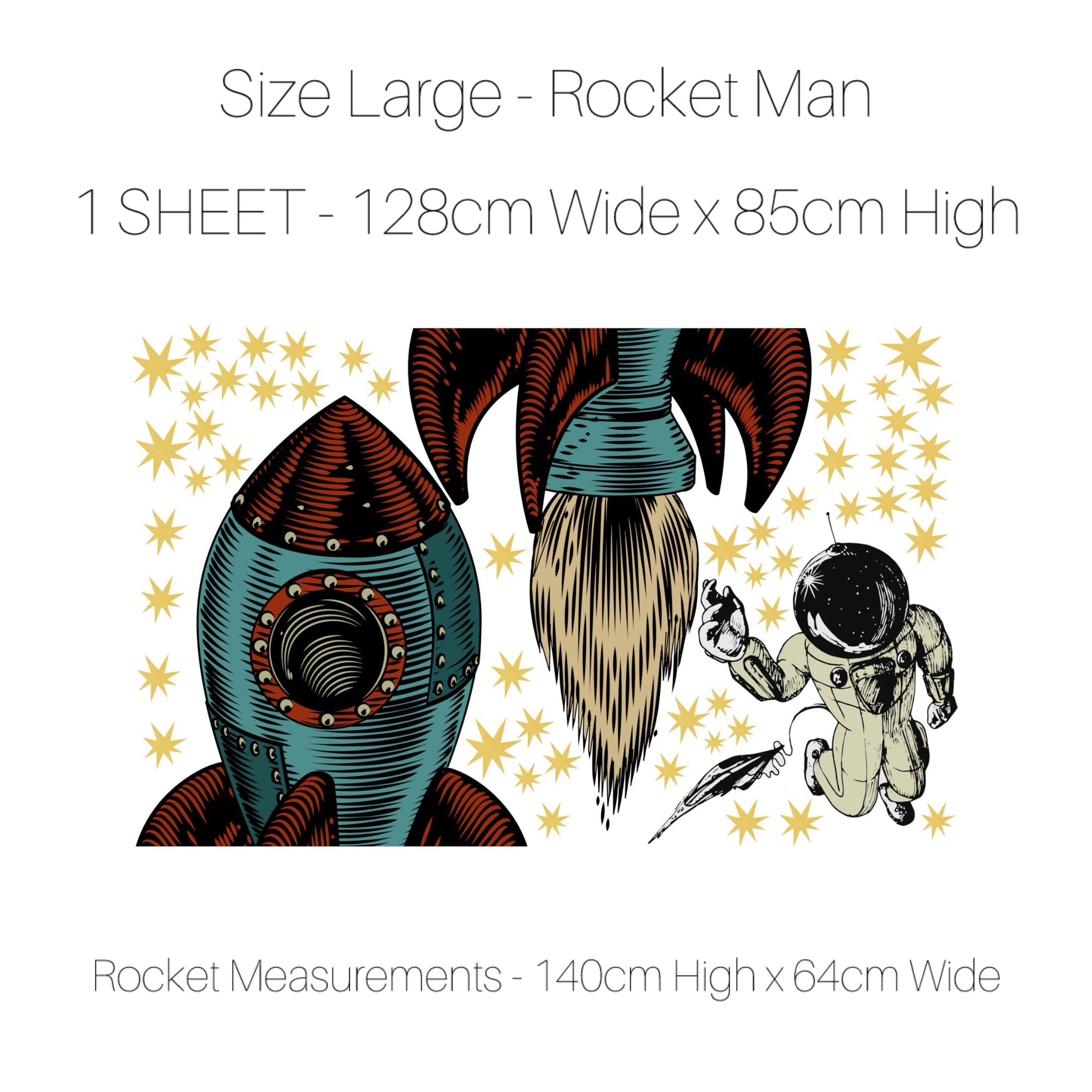 Decals - Rocket Man