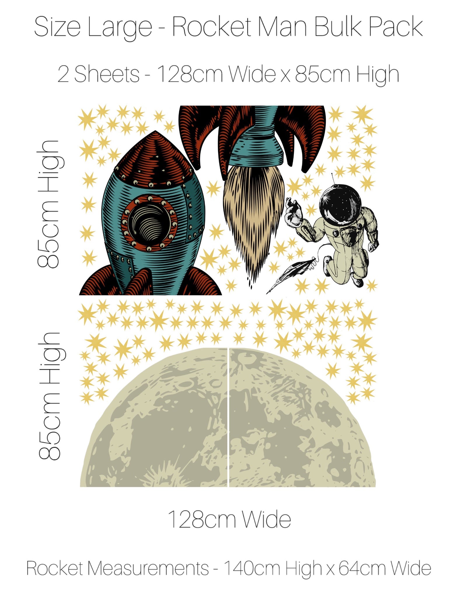 Decals - Rocket Man Bulk Pack