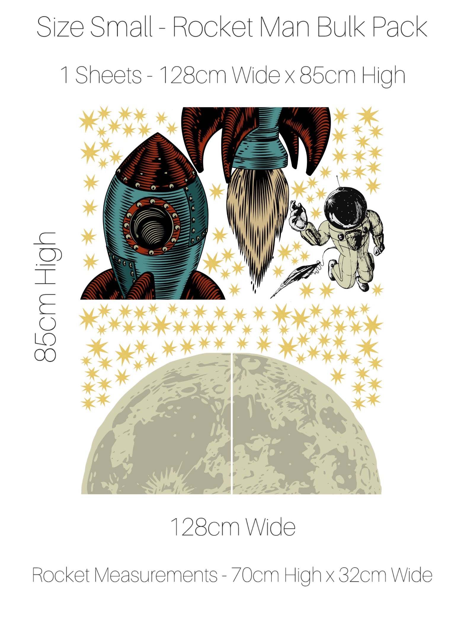 Decals - Rocket Man Bulk Pack