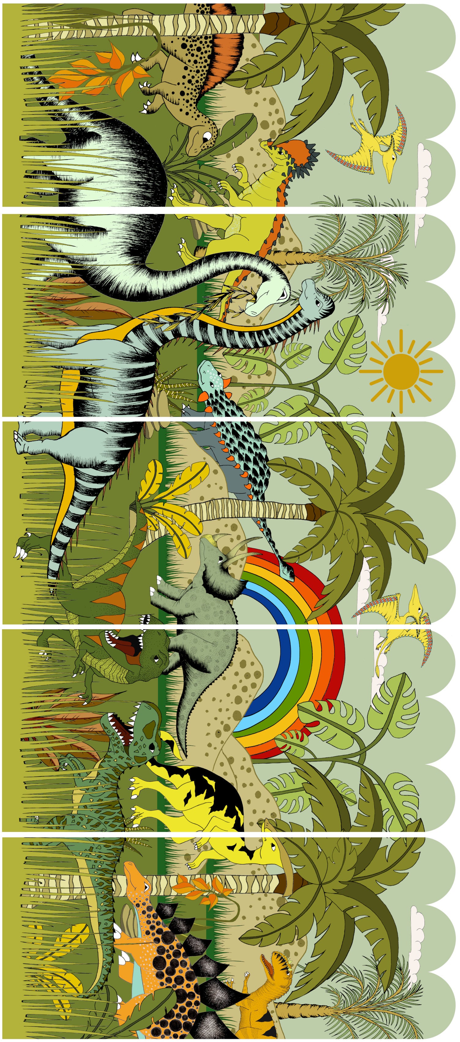 Decals Dinosaur Adventures Wall Mural