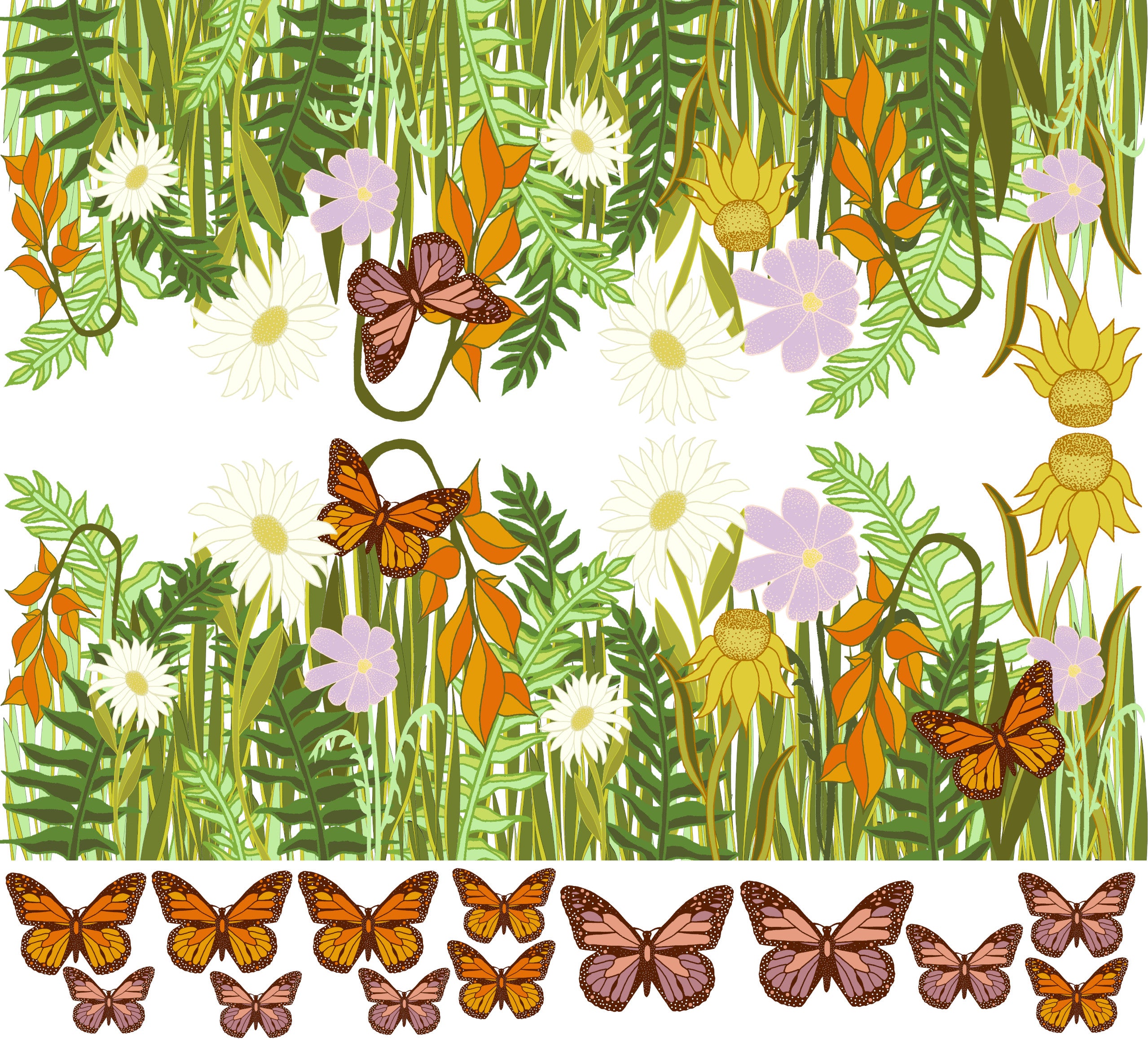 Decals Enchanted Garden Bedroom Makeover Pack