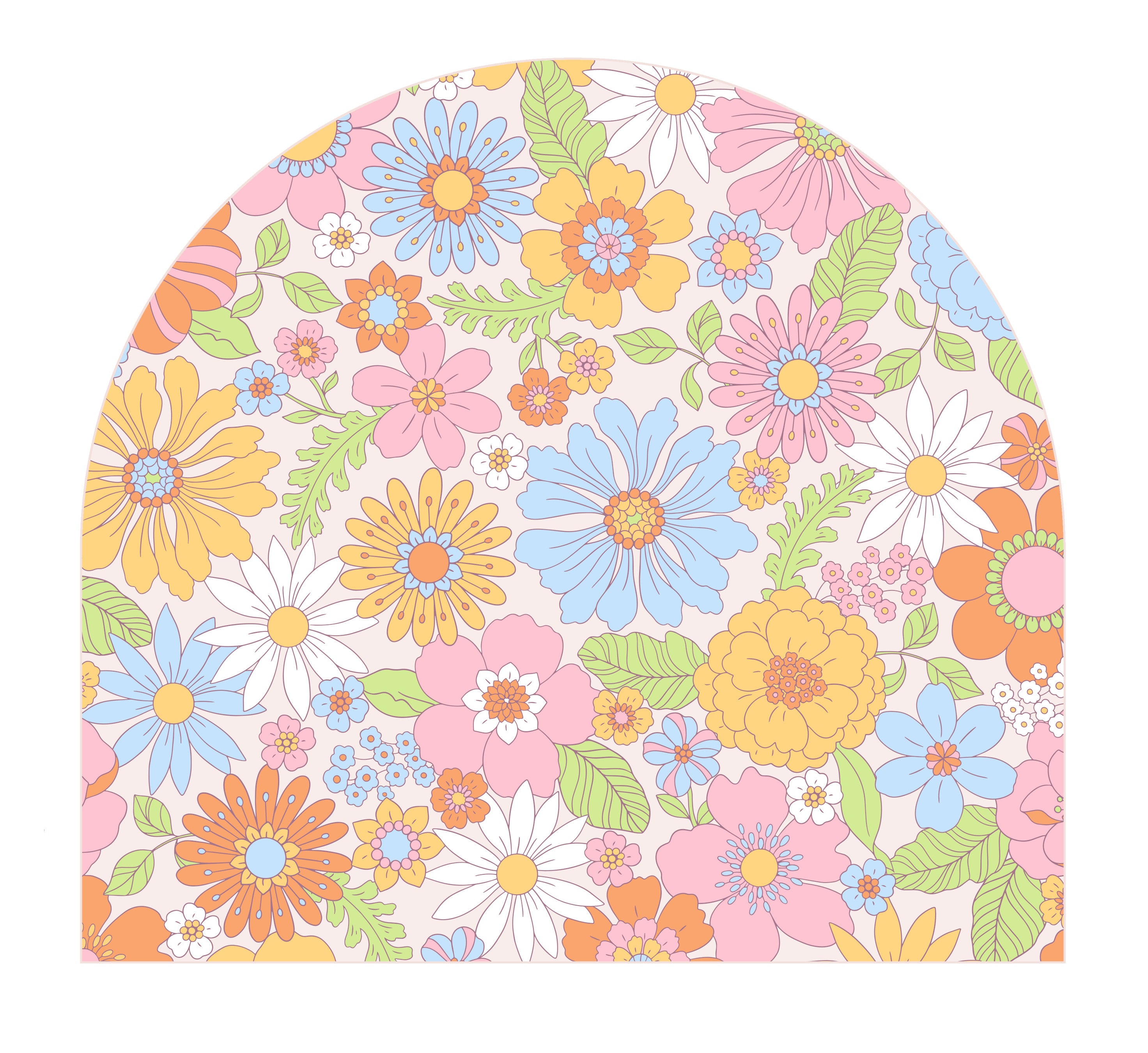 Decals - Arch Flower Child