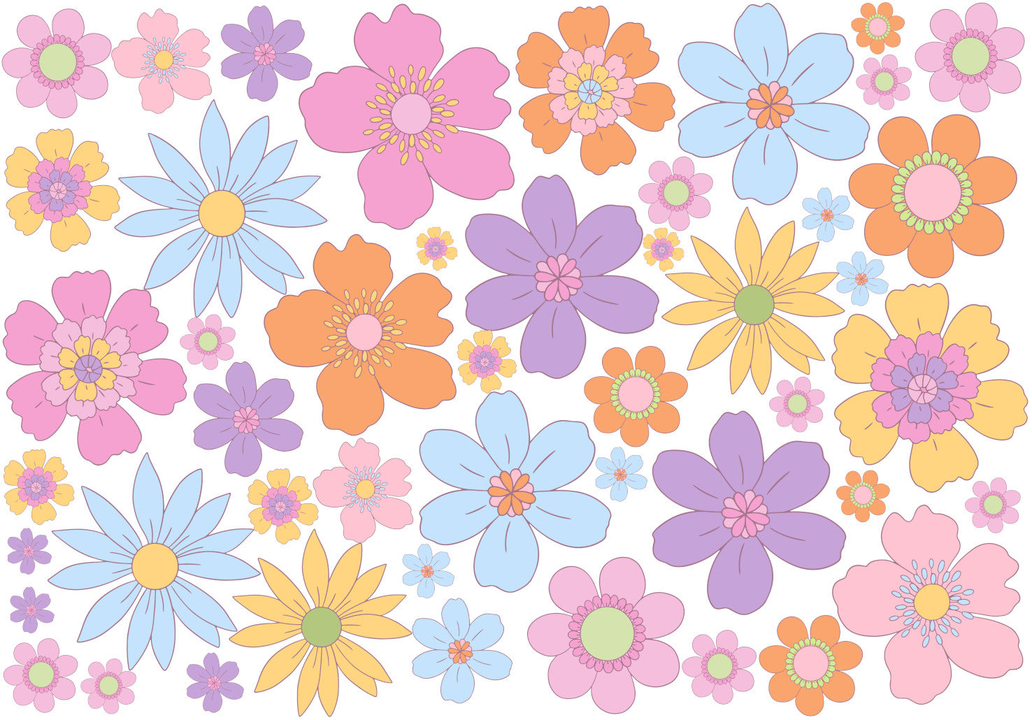 Decals Pretty Petals