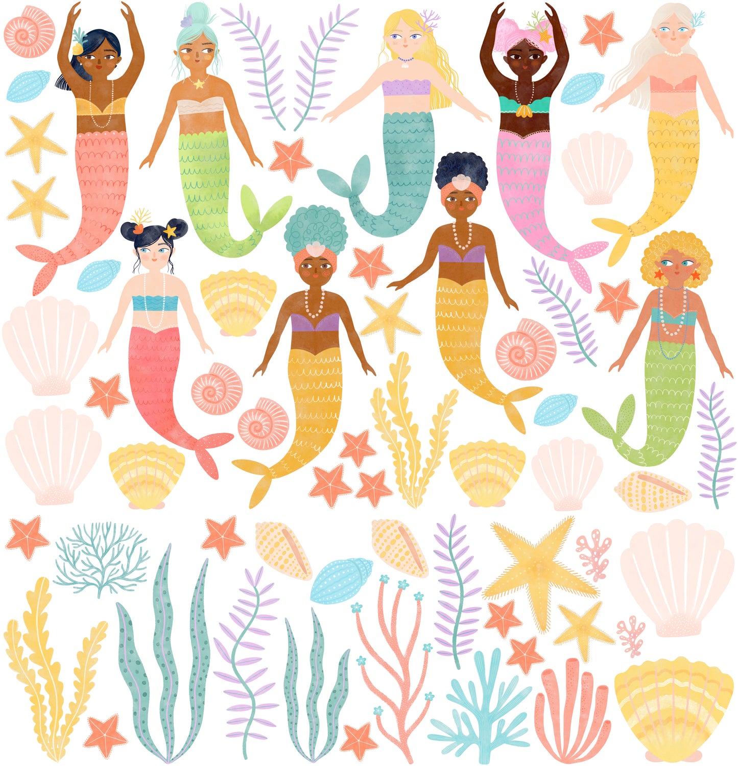 Decals - Little Mermaids