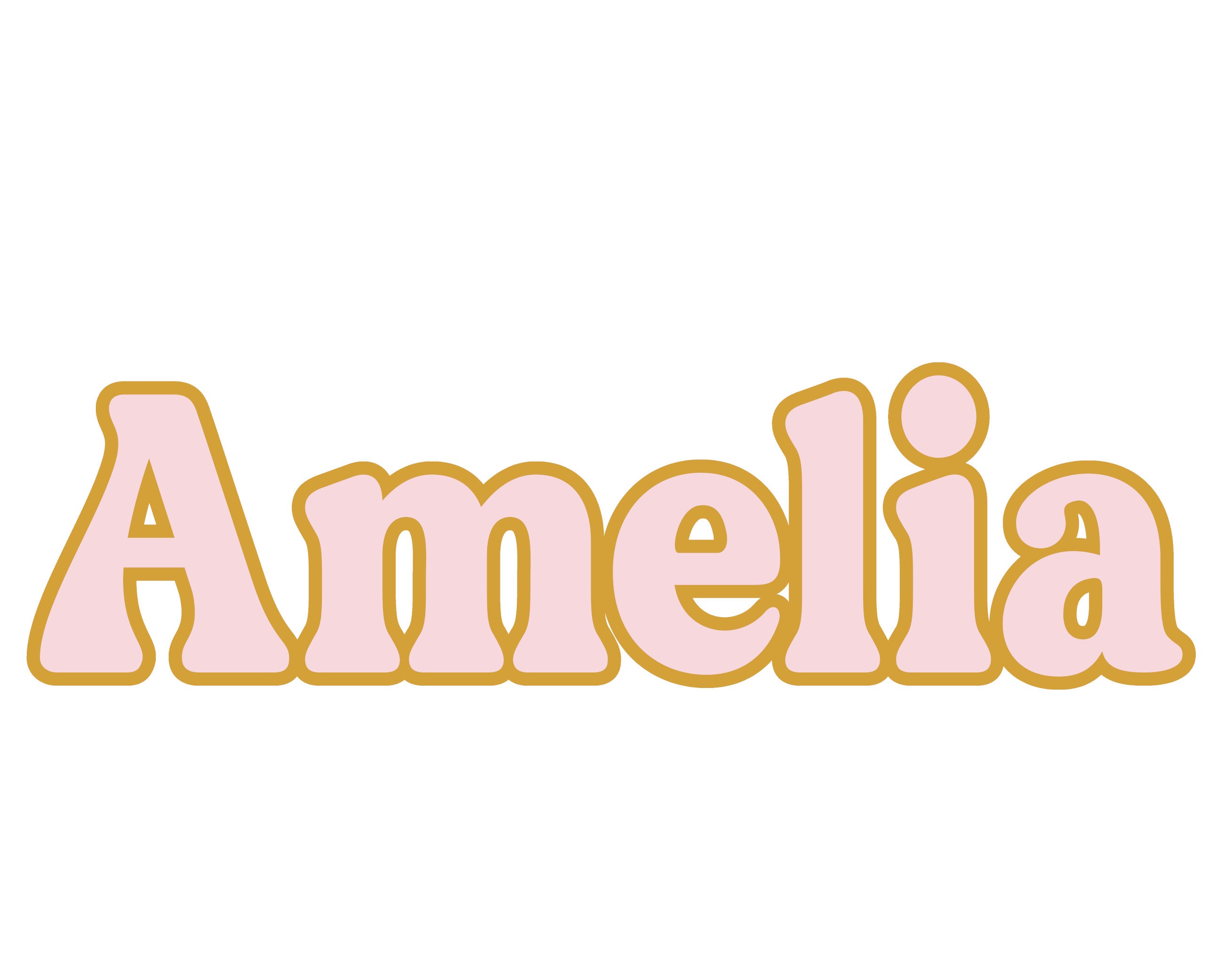 Decals Personalised Name