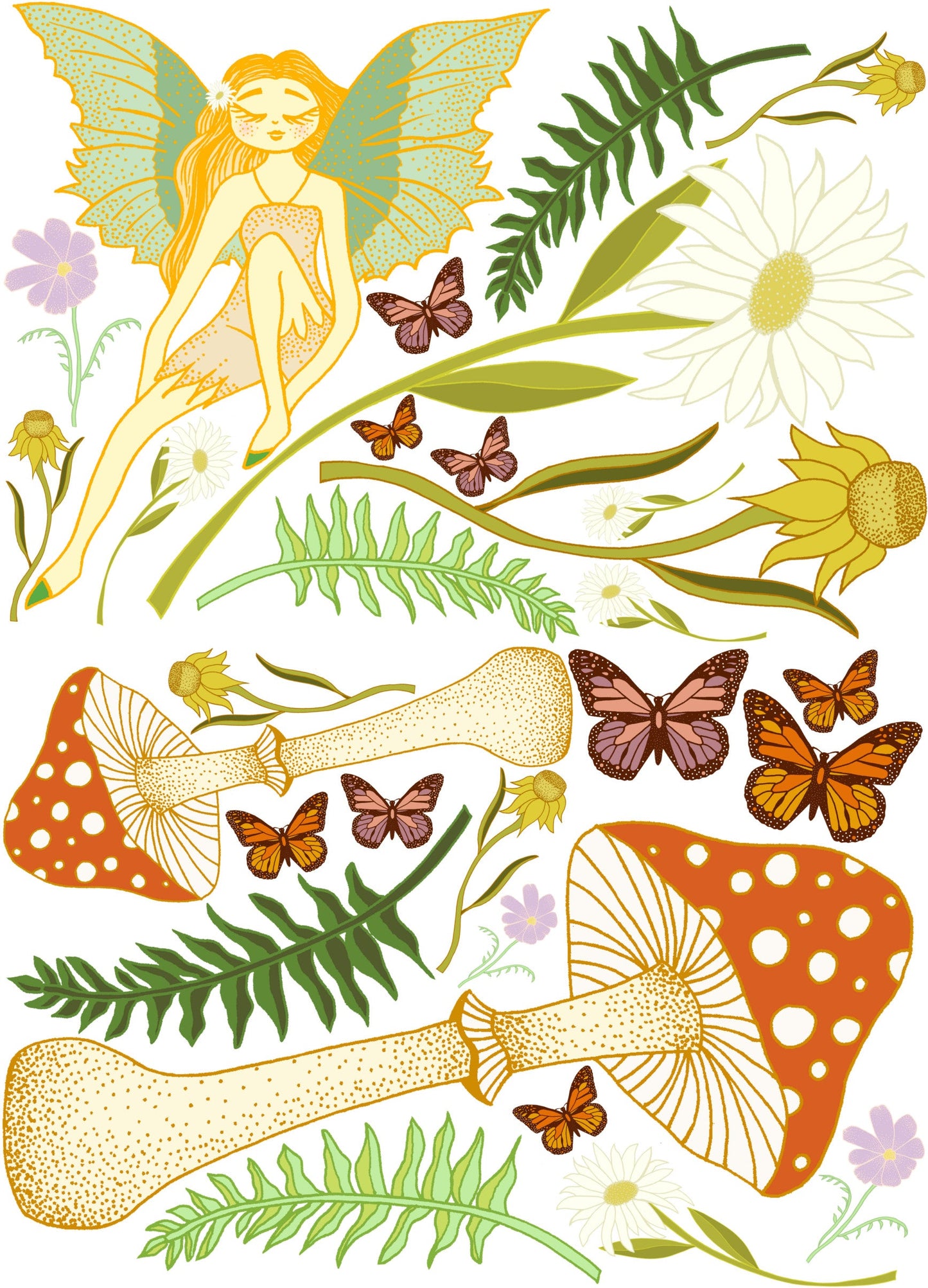 Decal Enchanted Garden