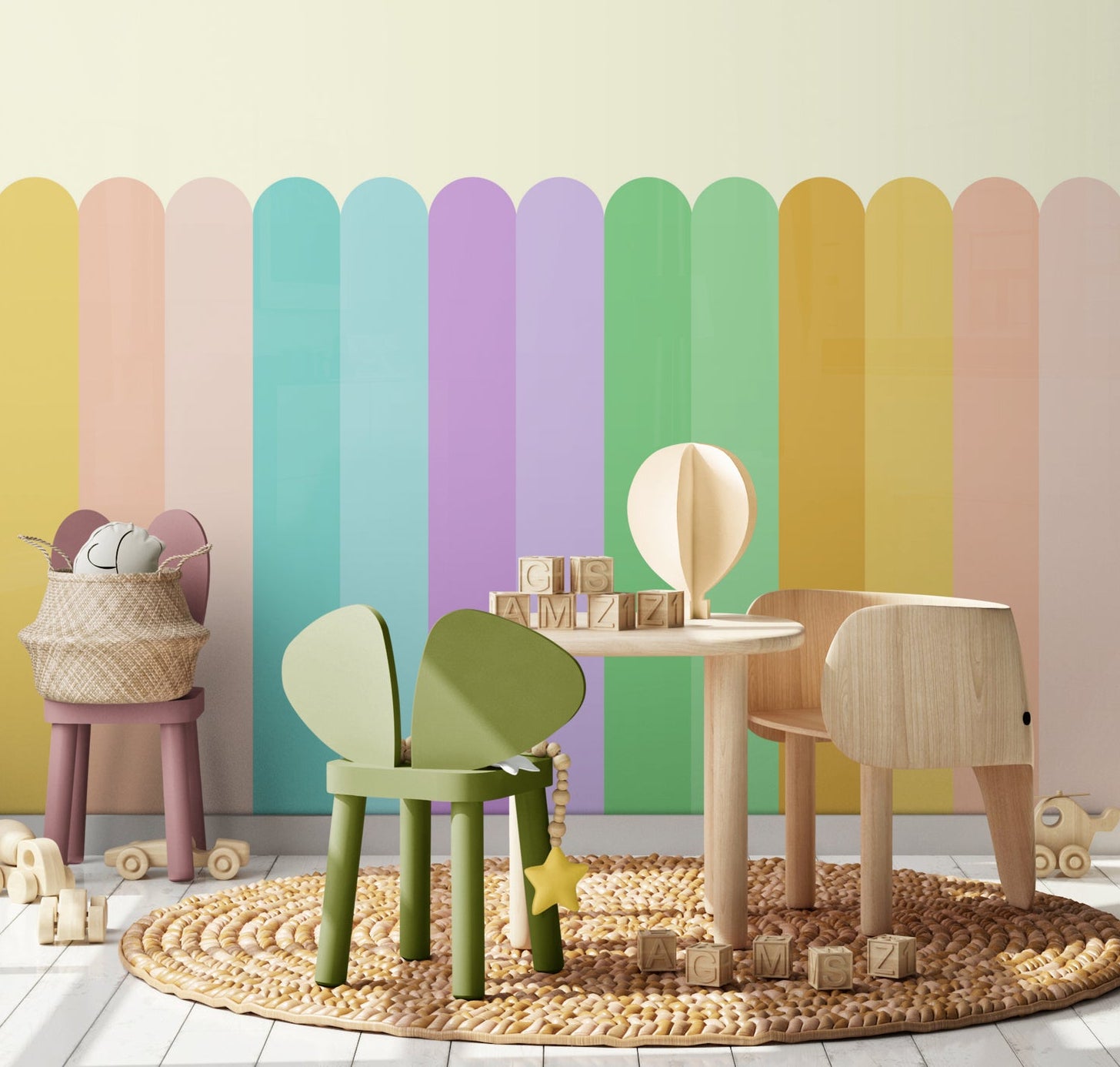 Decals Scalloped Lollipop Panels Bulk Pack