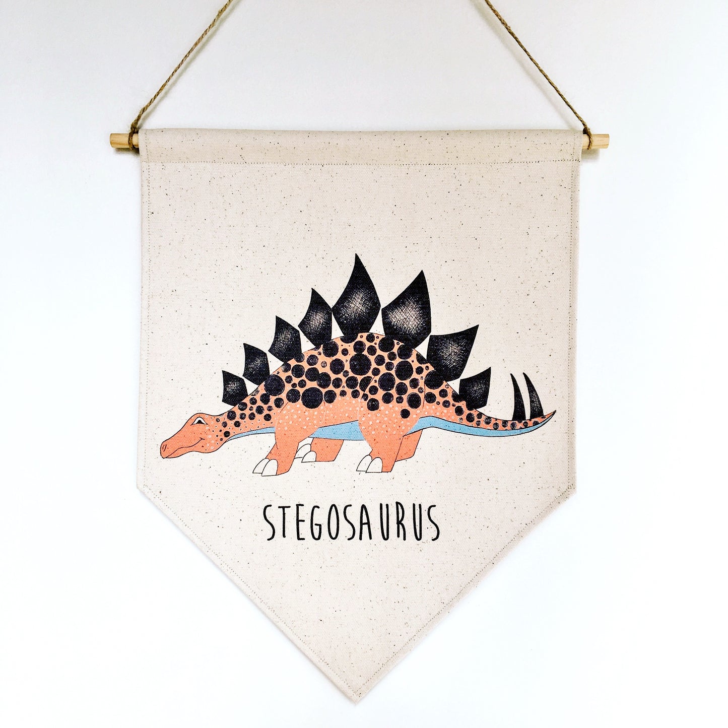 Dinosaur Banner - Stegosaurus