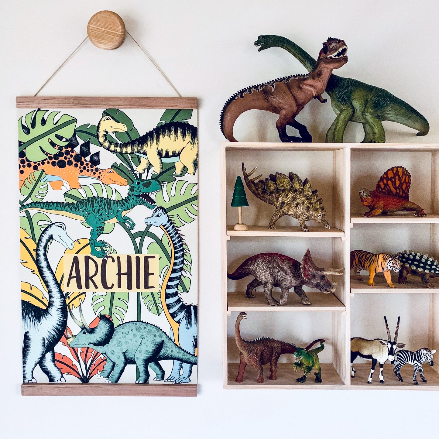 Art Hanger - Personalised Dinosaur Adventures