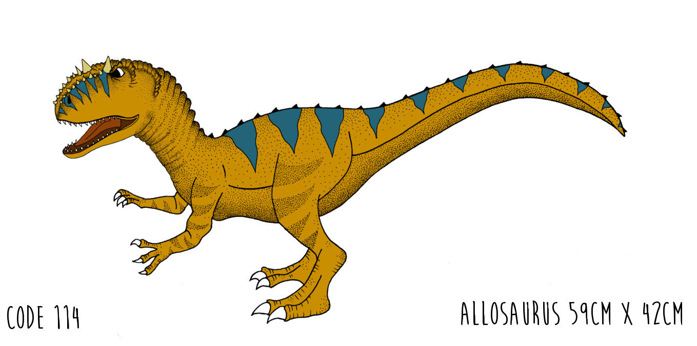 Decals - CUSTOM Dinosaur 4 Pack