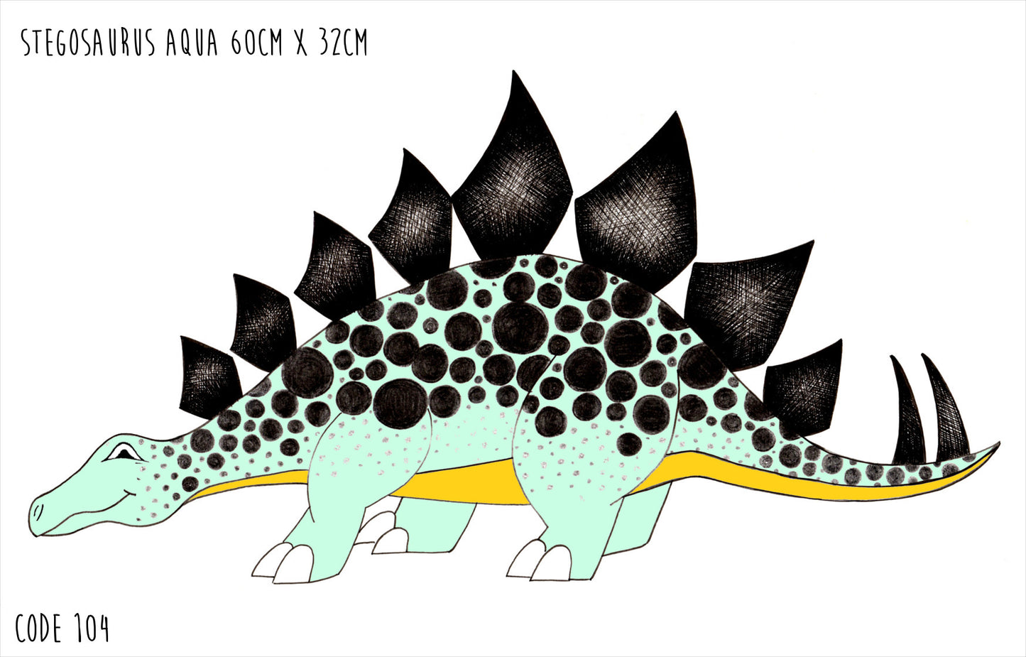 Decals - CUSTOM Dinosaur 4 Pack