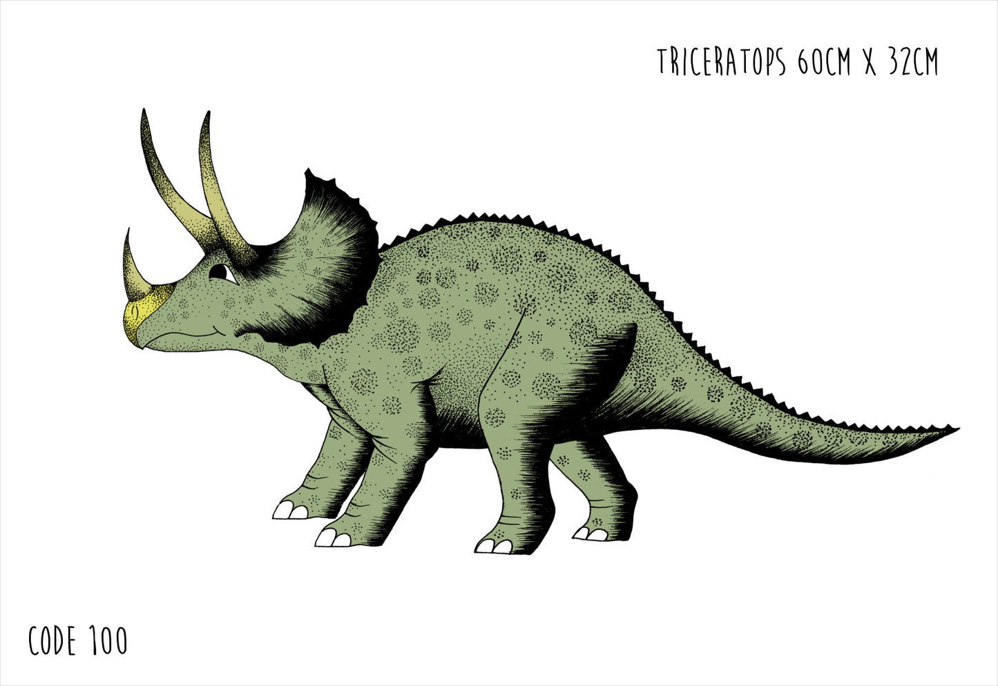 Decals - CUSTOM Dinosaur 4 Pack