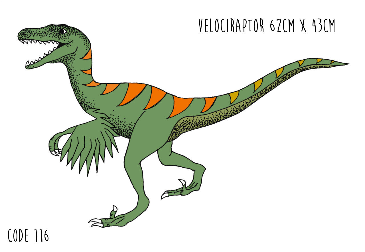 Decals - CUSTOM Dinosaur 4 Pack