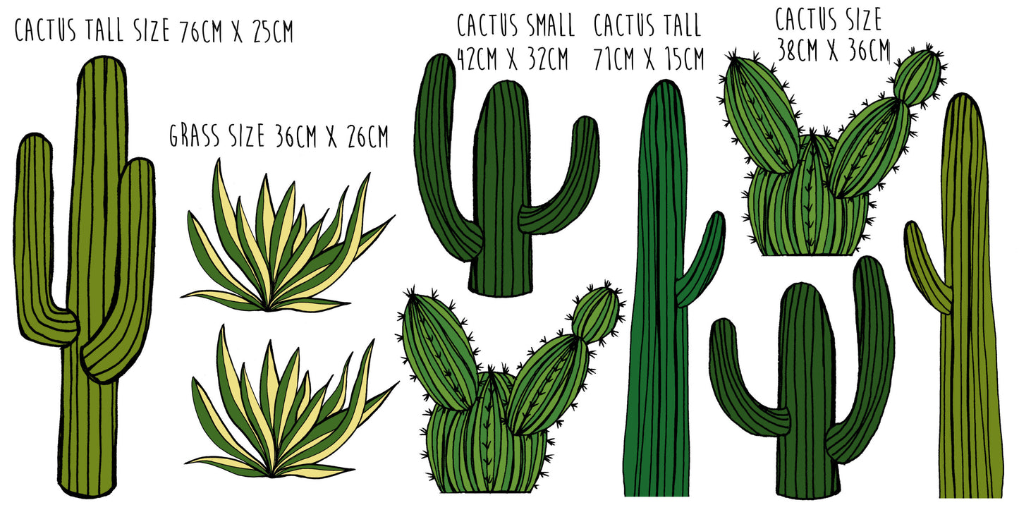 Decals - Cacti - Large