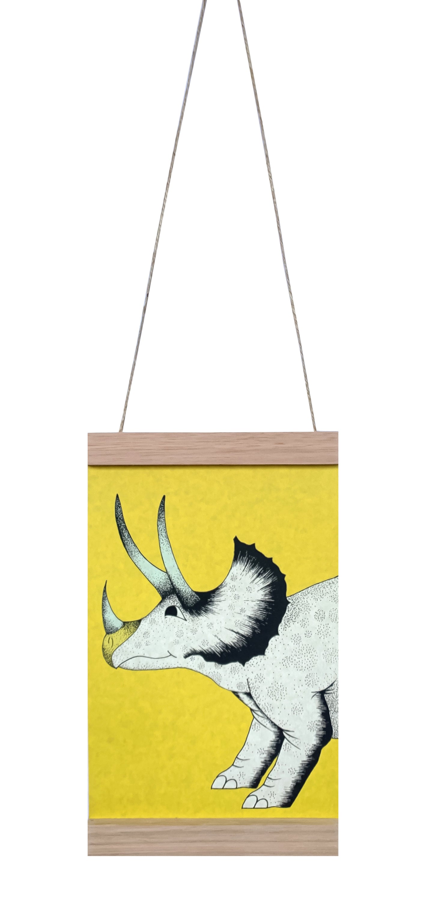 Dino Mini - Art Hanger - Pouncing Triceratops