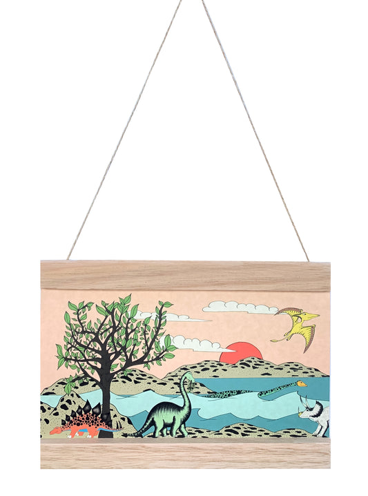 Dino Mini - Art Hanger - For The Love Of Trees & Dinosaurs