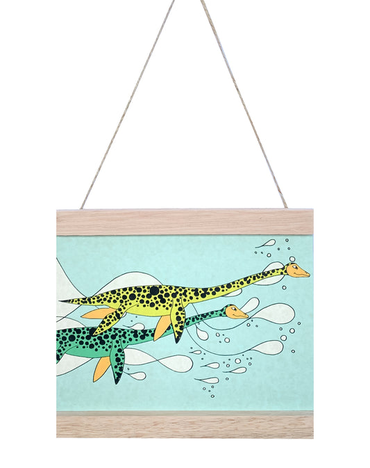 Dino Mini - Art Hanger - Swimming Elasmosaurus