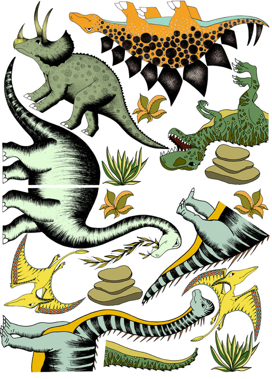 Decal Jungle Super Sized Dinosaur Pack