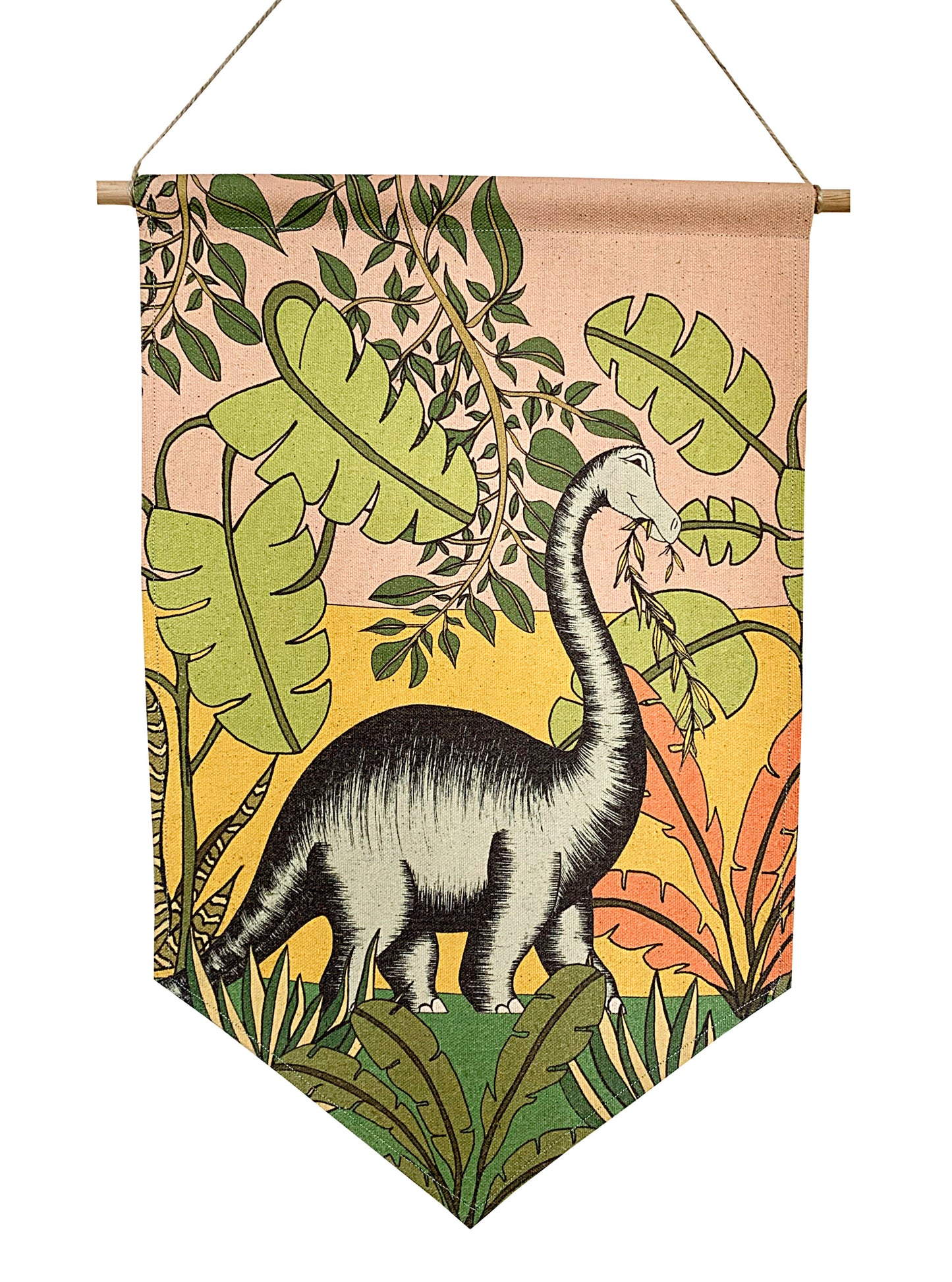 Dinosaur Banner - Jungle Adventures - Brontosaurus