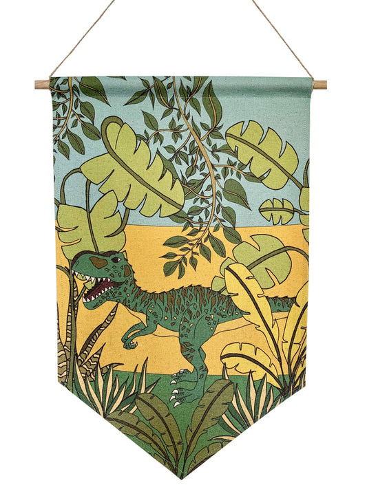 Dinosaur Banner - Jungle Adventures - Giganotosaurus