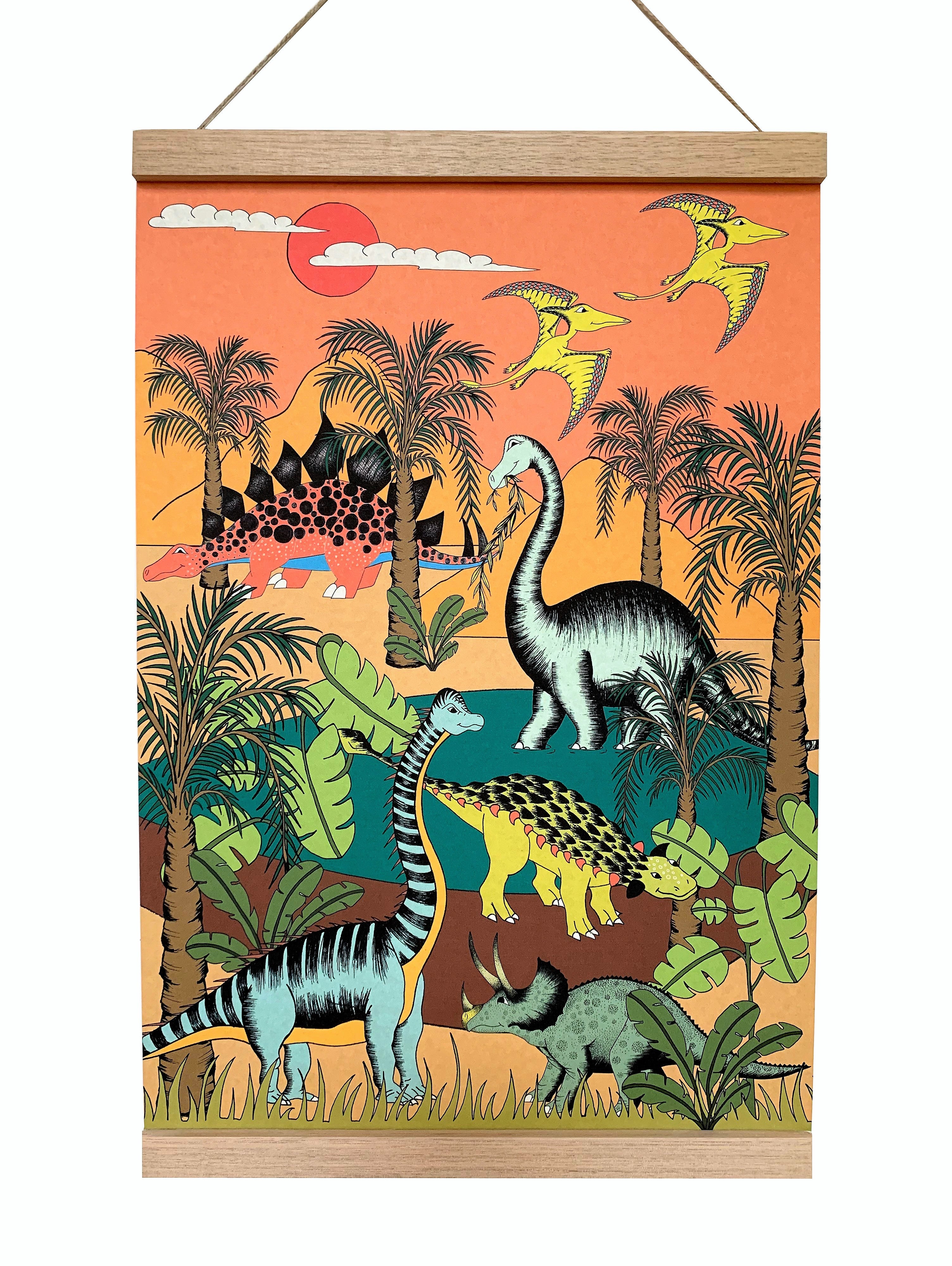 Art Hanger - Dinosaur Oasis - A3+