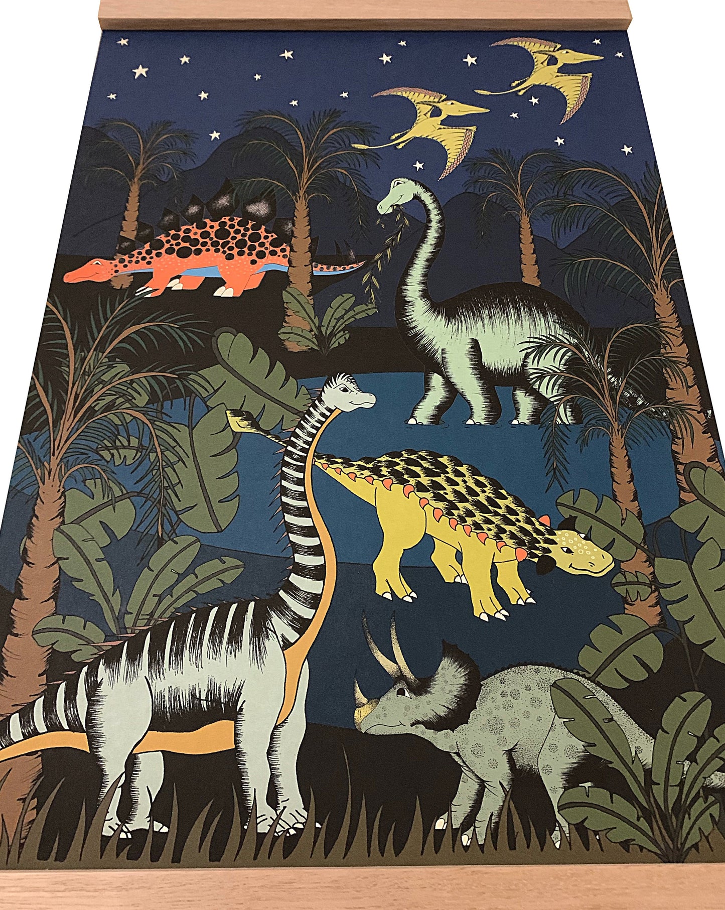 Art Hanger - Dinosaur Oasis Starry Night