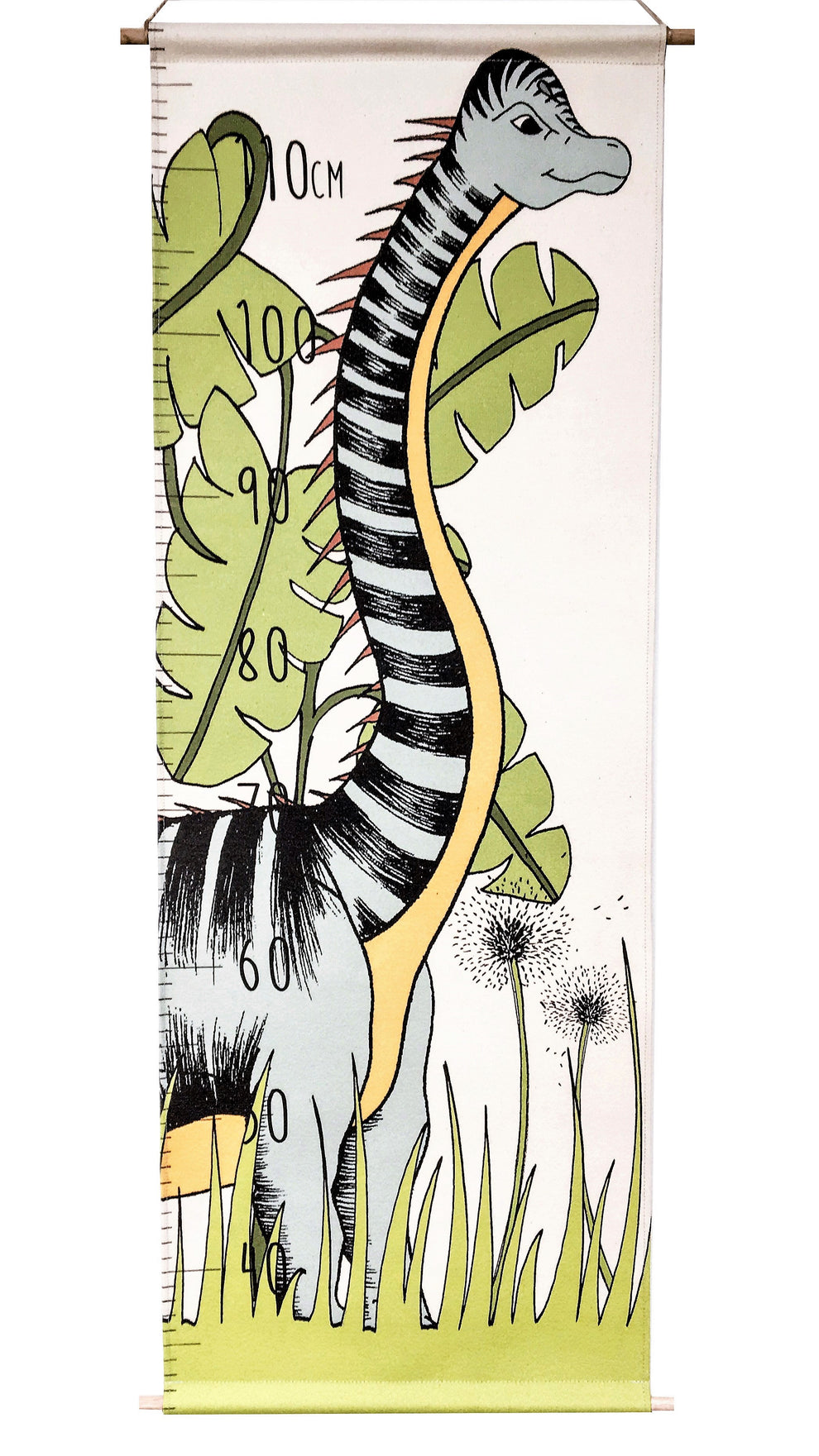 Dinosaur Growth Chart / Canvas In The Jungle Brachiosaurus Dino Raw